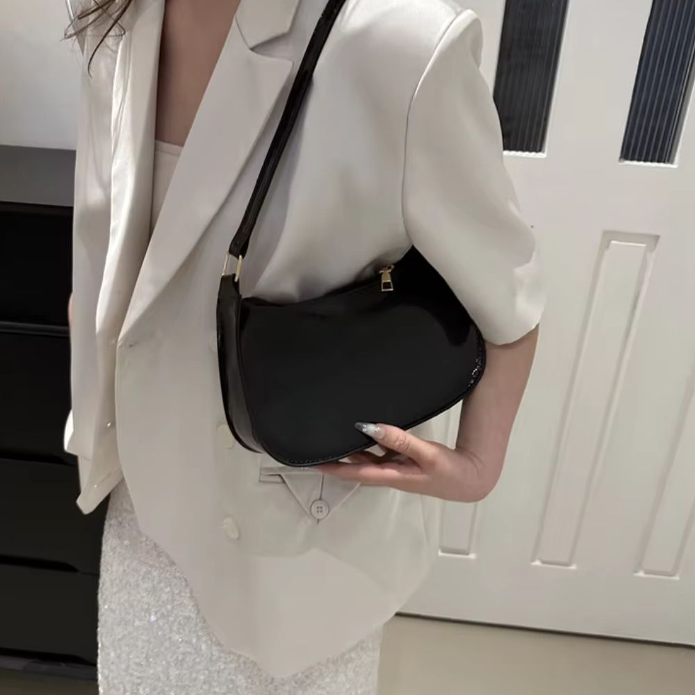 PU Leather Chick Shiny  Shoulder Bag