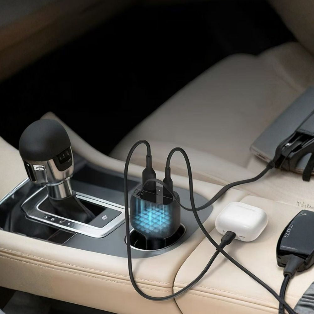 Retractable Car Charger 75W