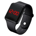 Women Fashion Sport LED Electronic Watch Black